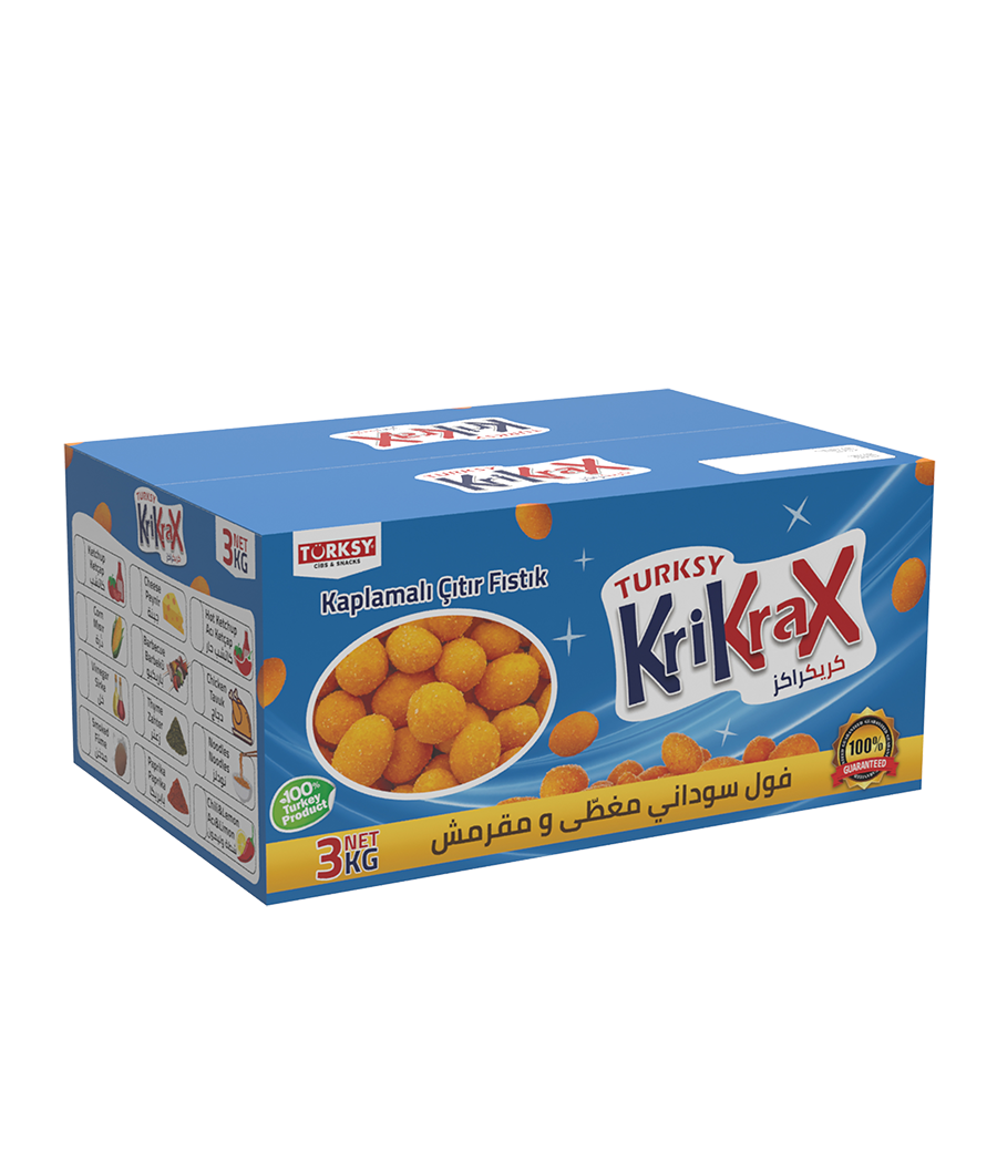 KRIKRAX CRUNCHY COATED PEANUTS  